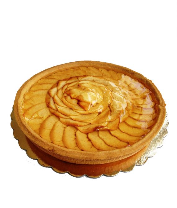 Crostata di mele con crema
